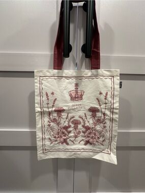 Queen Elizabeth II Memorial Canvas Tote Thank You For Everything Bag